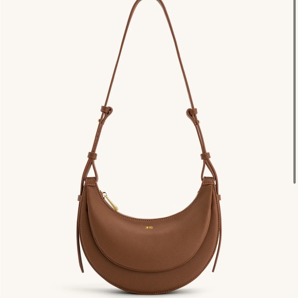 JW PEI Handbags - JW PEI Brown Crescent Shoulder Bag